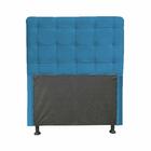 Cabeceira 1,40 Cm Para Cama Box Casal Suede Azul Marinho