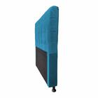 Cabeceira 1,40 Cm Para Cama Box Casal Suede Azul Marinho