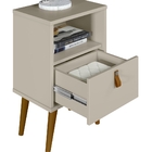 Cabeceira 1.6 E Mesas De Cabeceira Brank Off White