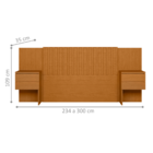 Cabeceira  Extensiva Ripada Pinhais Cinamomo