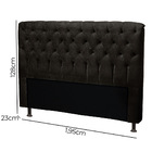 Cabeceira Alaska 195 Cm Casal Para Cama Box Suede Animaleh -