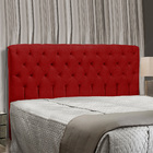 Cabeceira Alaska 195 Cm Casal Para Cama Box Suede Animaleh -