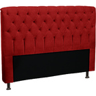 Cabeceira Alaska Casal 140 Cm Para Cama Box Suede Animaleh -