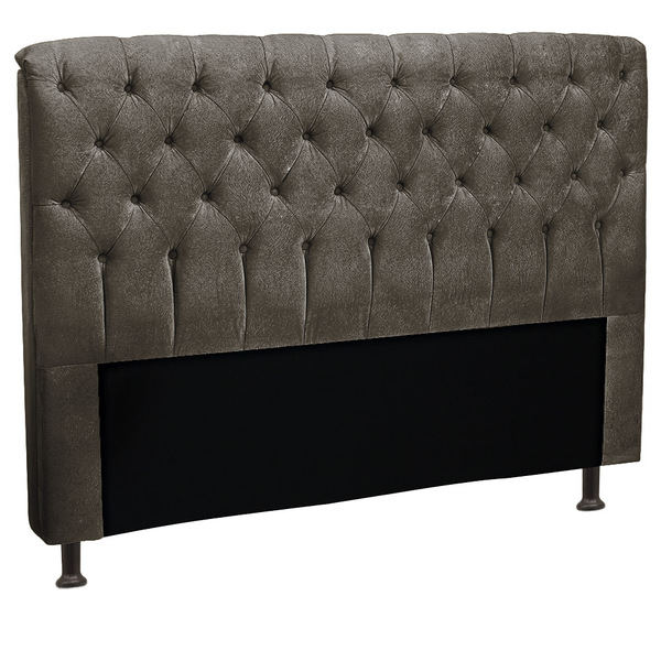 Cabeceira Alaska Casal 140 Cm Para Cama Box Suede Animaleh -