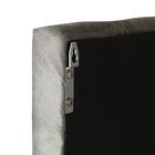 Cabeceira Almofadada Casal 1.4 Young Sued Cinza