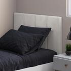 Cabeceira Almofadada Solteiro 0.9 Young Sued Bege