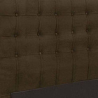 Cabeceira Ana Casal 1 40 Suede Marrom - Montanaris Decor