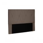 Cabeceira Aqquila Suede Caramelo Casal Spezzia