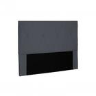 Cabeceira Aqquila Suede Cinza Casal Spezzia