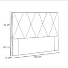 Cabeceira Aquilla 160 Cm Queen