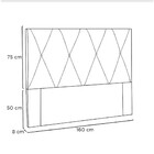Cabeceira Aquilla 160 Cm Queen