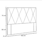 Cabeceira Aquilla 195 Cm King