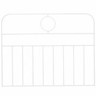 Cabeceira Aramada Brandemburgo - Tamanho Solteiro Branco