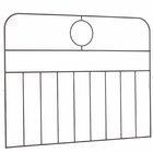 Cabeceira Aramada Brandemburgo - Tamanho Solteiro Preto