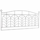 Cabeceira Aramada Pisa - Tamanho King Preto