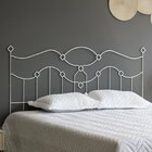 Cabeceira Aramada Taj Mahal - Casal Branco