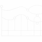 Cabeceira Aramada Taj Mahal - Casal Branco