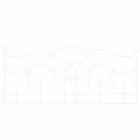 Cabeceira Aramada Taj Mahal - Casal Branco