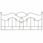 Cabeceira Aramada Taj Mahal - Casal Preto