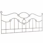 Cabeceira Aramada Taj Mahal - Casal Preto