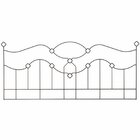 Cabeceira Aramada Taj Mahal - Queen Preto