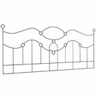 Cabeceira Aramada Taj Mahal - Queen Preto