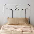 Cabeceira Aramada Vaticano - Tamanho Solteiro Preto