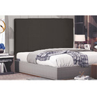 Cabeceira Arizona Para Cama Box Casal 140 Cm Suede Café S04 -
