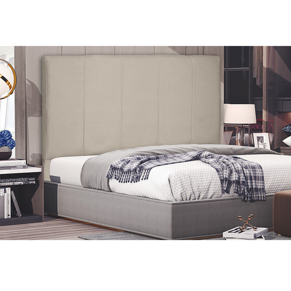 Cabeceira Arizona Para Cama Box Casal 140 Cm Suede S04 - D'ro