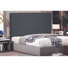 Cabeceira Arizona Para Cama Box King 195 Cm Suede S04 - D'ros