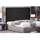 Cabeceira Arizona Para Cama Box King 195 Cm Suede S04 - D'ros