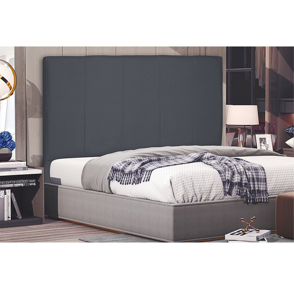 Cabeceira Arizona Para Cama Box Queen 160 Cm Suede S04 - D'ro