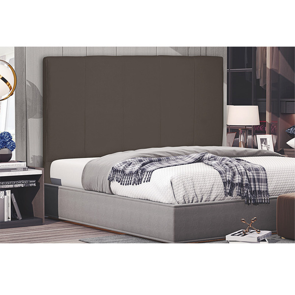 Cabeceira Arizona Para Cama Box Queen 160 Cm Suede S04 - D'ro