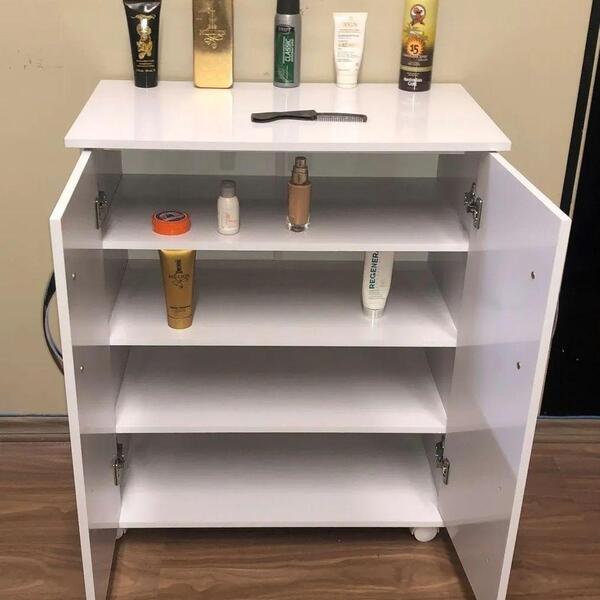 Cabeceira Armário Branco Área De Serviço Quarto 2 Portas