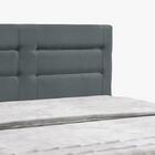 Cabeceira Atenas Casal 1,40 Linho Cinza - Simbal