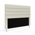 Cabeceira Atlas 160 Para Cama Queen A-017 Couro Bege Aradecor