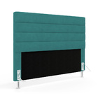 Cabeceira Atlas 160 Para Cama Queen Z-016 Sued Azul Turquesa