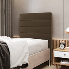 Cabeceira Atlas 90 Para Cama De Solteiro N-029 Veludo Capucci