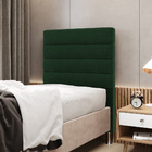 Cabeceira Atlas 90 Para Cama De Solteiro Z-018 Sued Verde Ara