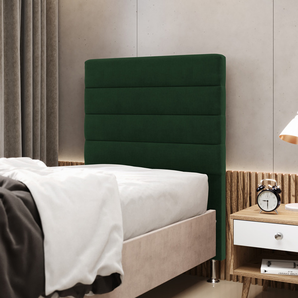 Cabeceira Atlas 90 Para Cama De Solteiro Z-018 Sued Verde Ara