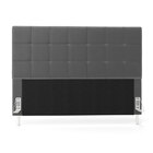 Cabeceira Áurea 160 / N-022 Veludo Cinza Escuro