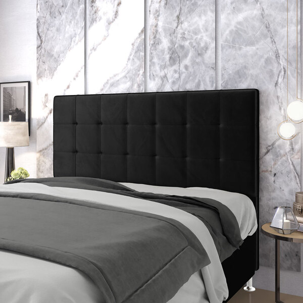 Cabeceira Áurea 160 / N-024 Veludo Preto