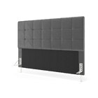 Cabeceira Áurea 195 / N-022 Veludo Cinza Escuro