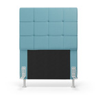 Cabeceira Áurea 90 / A-043 Couro Azul Bebê Aradecor