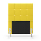 Cabeceira Áurea 90 / N-035 Veludo Amarelo Aradecor