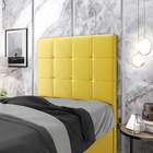 Cabeceira Áurea 90 / N-035 Veludo Amarelo Aradecor