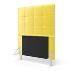 Cabeceira Áurea 90 / N-035 Veludo Amarelo Aradecor