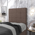 Cabeceira Áurea 90 / N-042 Linho Marrom Aradecor