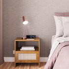 Mesa Cabeceira Ayla Ratan 50 Freijó Astral Design