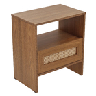 Mesa Cabeceira Ayla Ratan 50 Freijó Astral Design